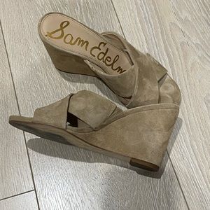 Sam Edelman Nahla Wedge Sandal Suede